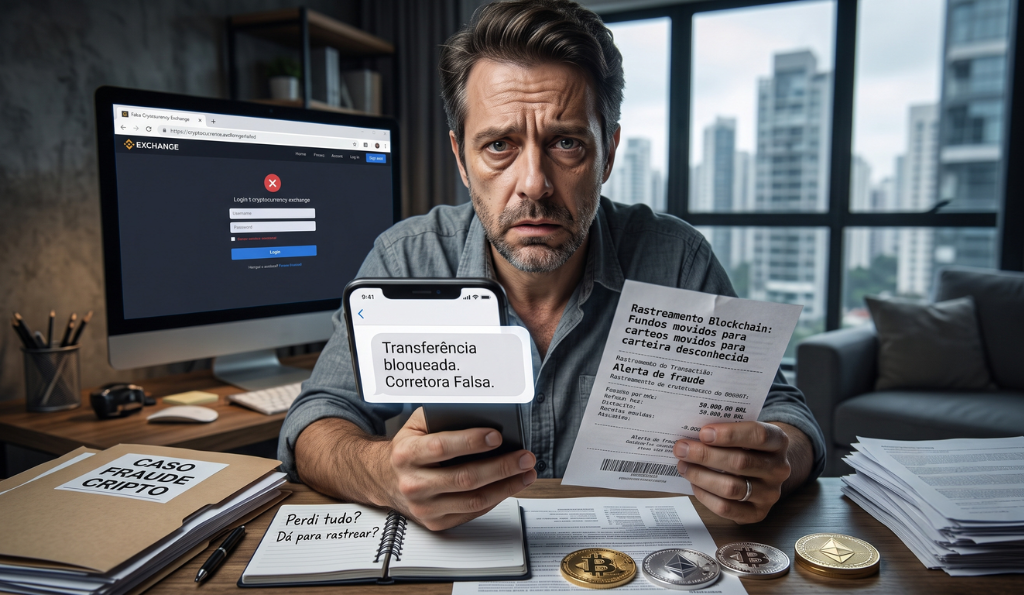 Caí no golpe da criptomoeda o que fazer? Saiba o primeiro passo