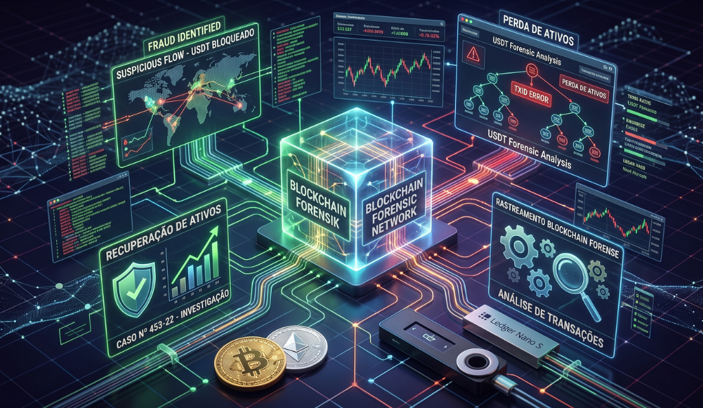 Perícia forense em criptomoedas e blockchain: Como Funciona